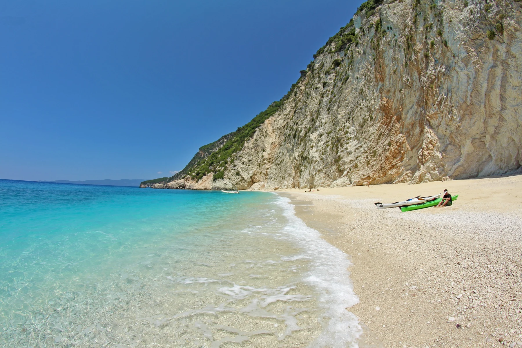 Καγιάκ στην παραλία